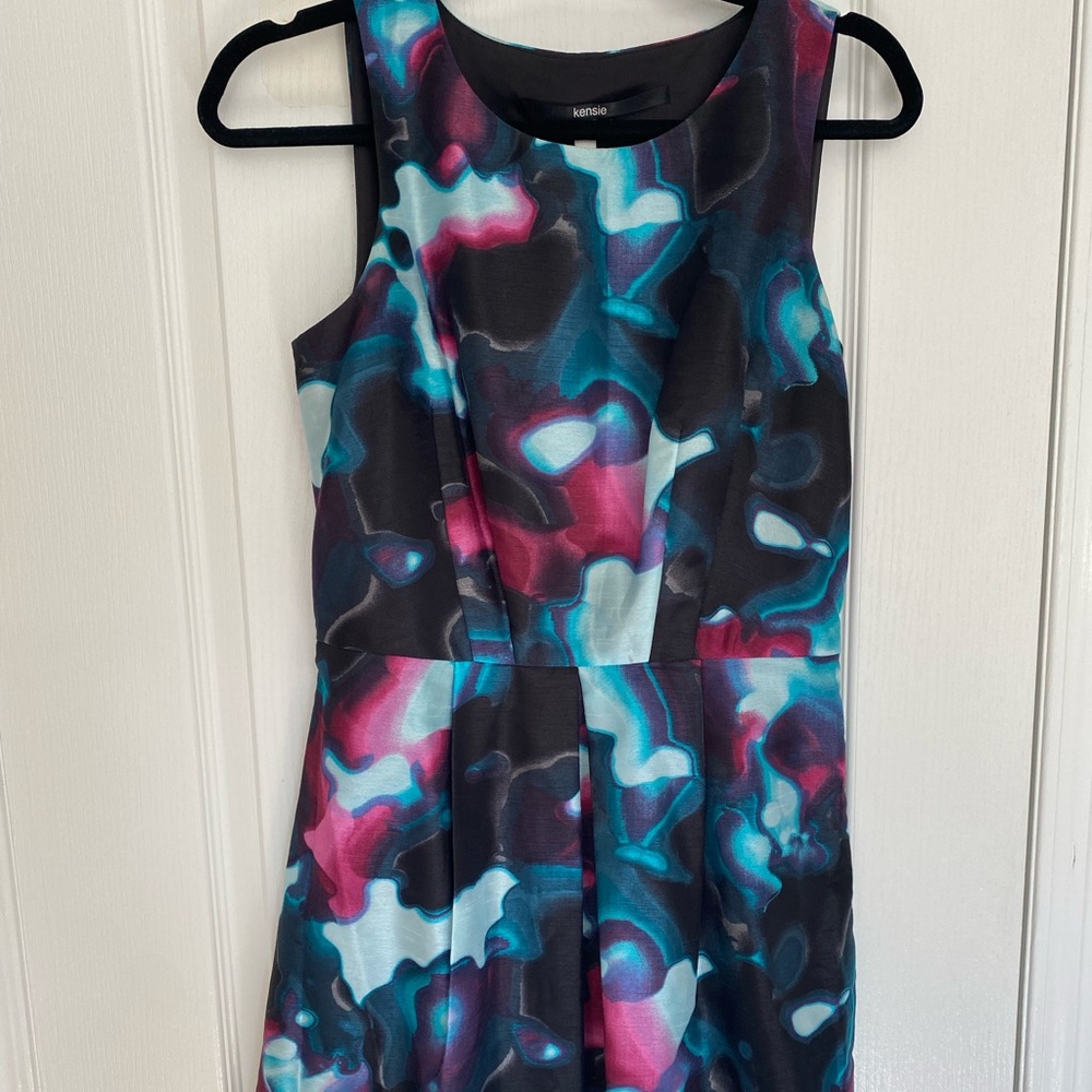 Kenzie Silk Jacquard Dress - Size S
